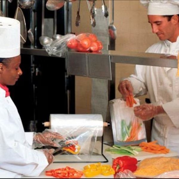 Steam Table Hdpe Pan Liners On Rolls With Twist Ties  17 x 24 0.5 Mil, Pkg Qty 250, Elkay Plastics Co, Mfr#: BOR2417HD